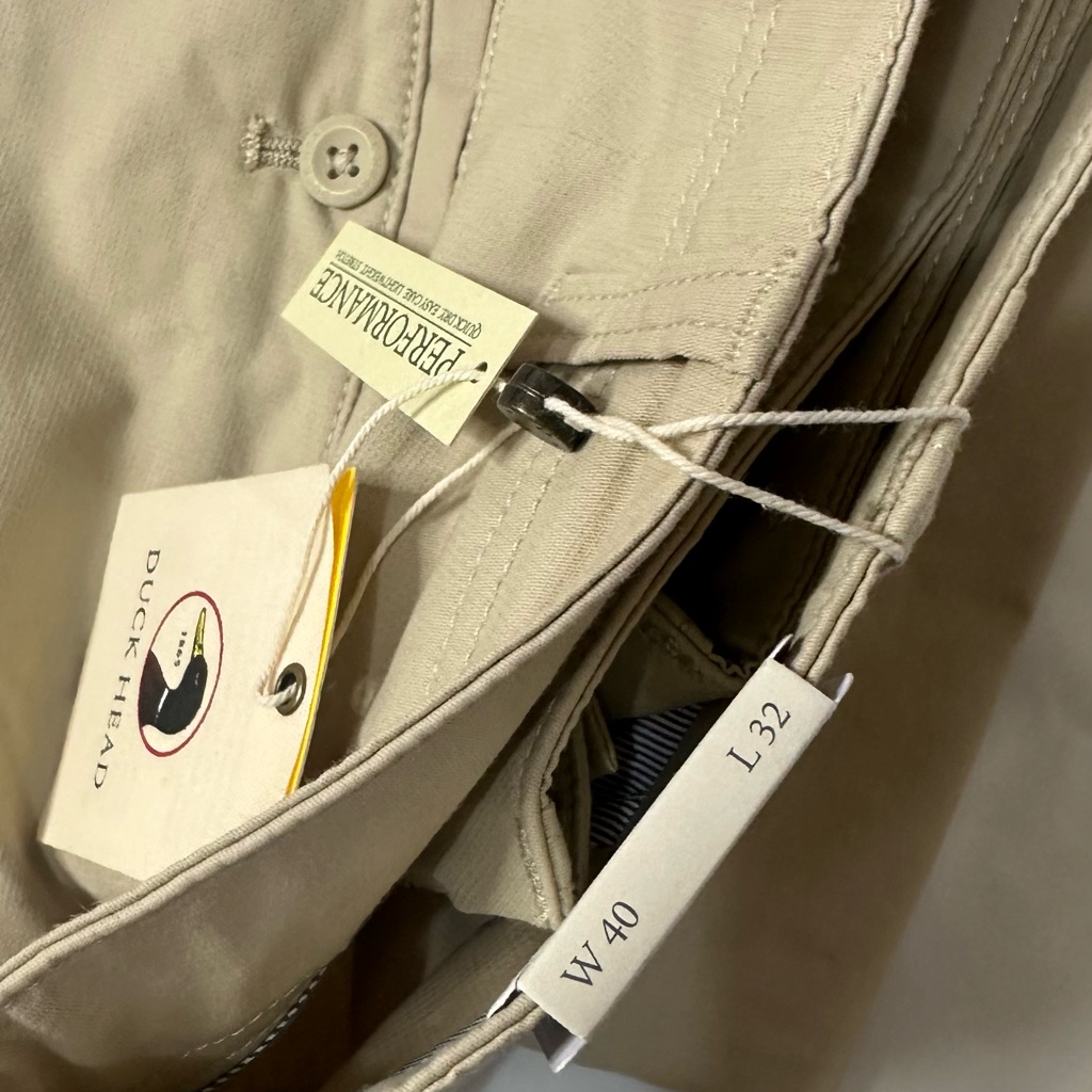 Duck Head Men's Performance Chinos In Light Khaki
